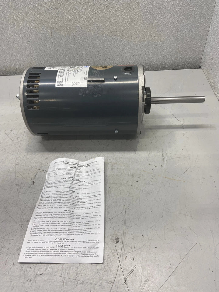 Leeson 1HP 850RPM 56Y 200-230/460V 3PH Condenser Fan Motor X507