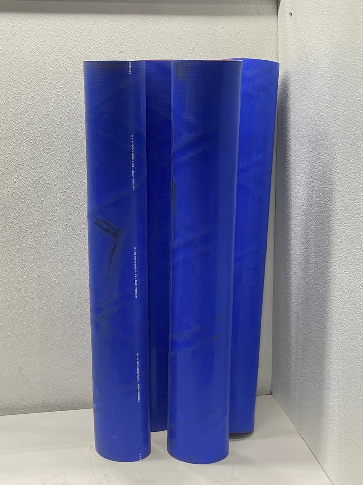 Federal 5515-500 3-Ply Blue Silicone Coolant Hose 5.00" ID x 3ft Stick -lot of 4