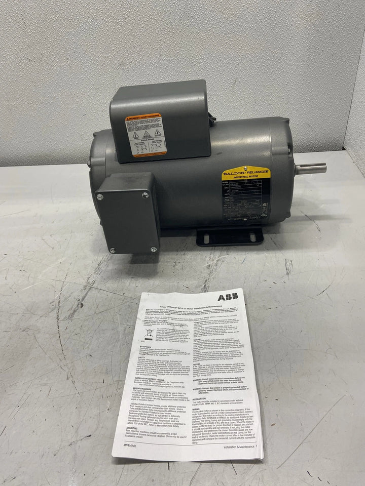 Baldor 1.5HP 1460RPM 56 OPEN 1PH 50HZ Motor (No Key) L1319-50
