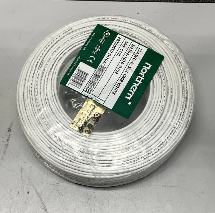 Northern 22 AWG 4C SOL CMR White N2204-1016-0152