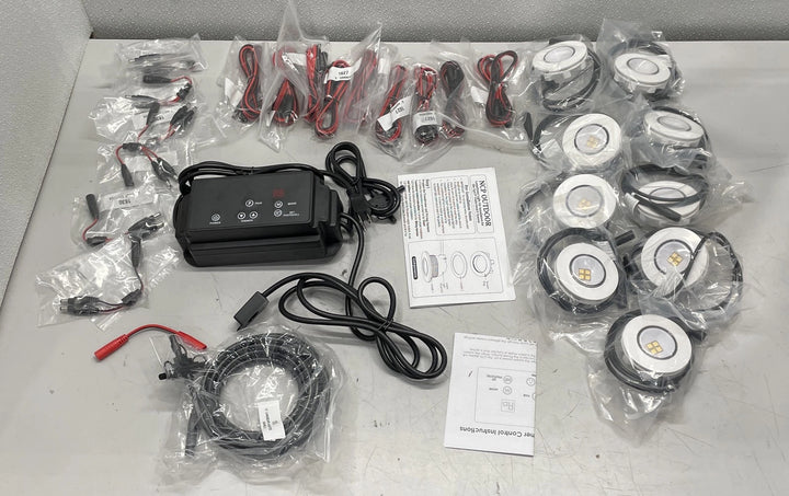 NCP Lumadome Lights Kit White 9 Piece LDLV9W