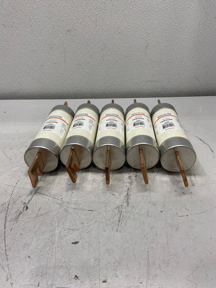 Lot of 5 Ferraz Shawmut Tri-Onic Dual Element Time Delays TRS225R