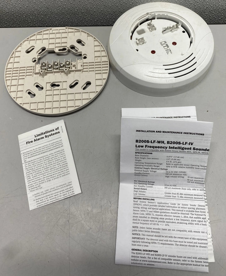 Fire-Lite Alarm B200S-LF-WH