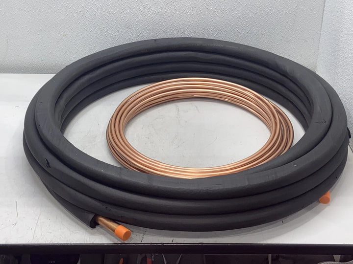 Streamline 50ft HVAC Line Set 3/8" x 7/8" x 3/8" Insulated Copper 61480500