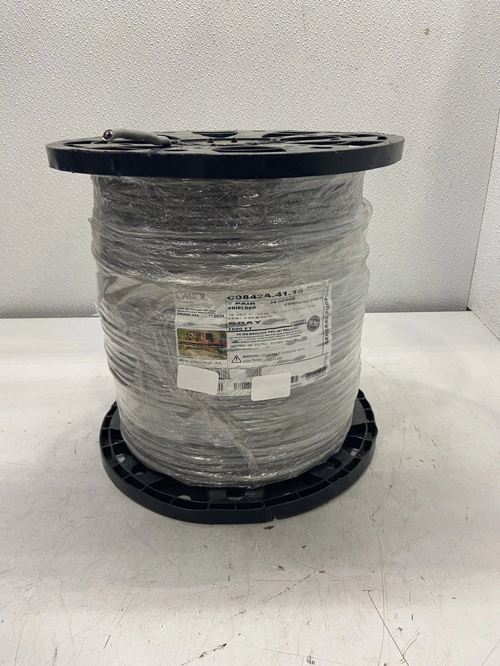 Carol Computer Cable Shielded 24/2 1000 Ft. Gray CO842A.41.10