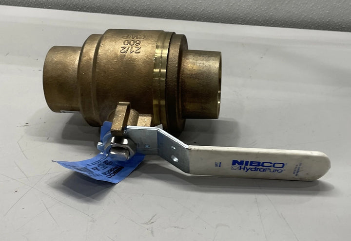 Nibco Two-Piece Bronze Ball Valve Lead-Free 2-1/2" NJ83XHE