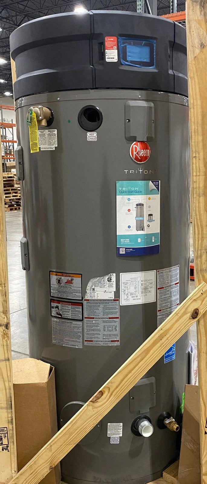 Rheem GHE119SS-500A Triton 119 Gallon Gas Commercial Water Heater 500K BTU/H