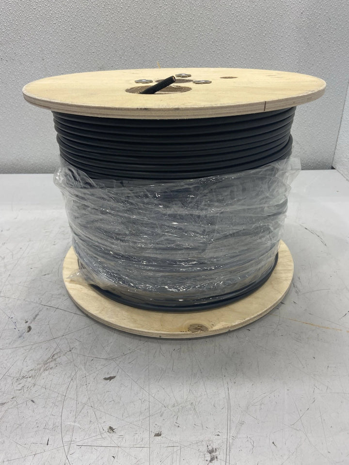 Windy City Wire 23 AWG 4 Pair Plenum Cat6 Black Wire 1000' 556600-110