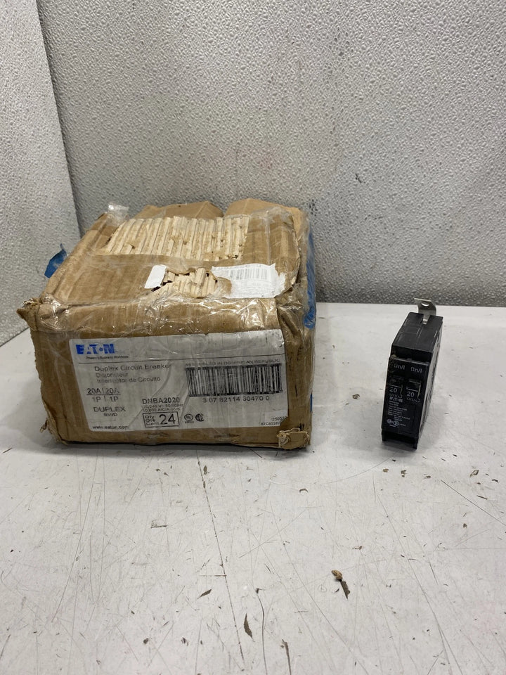 Siemens Duplex Circuit Breaker Box of 24 DNBA2020 20A