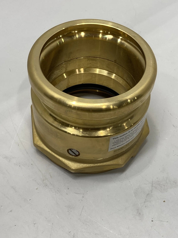 Emco Wheaton A0076-124S 4" Brass Swivel Vapor Adapter Dual Point Fill EVR