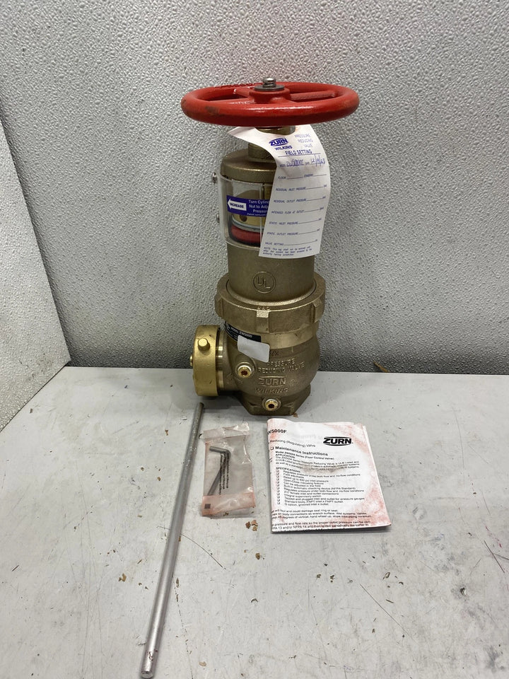Zurn Wilkins Angle Body Pressure Reducing Valve ZW5000CC