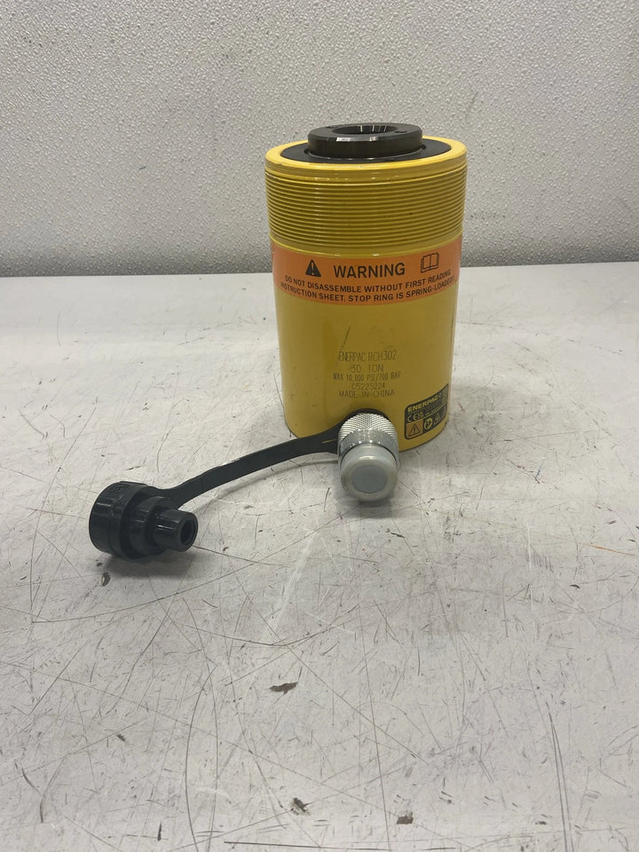 Enerpac 30 Ton Single Acting Hollow Hydraulic Cylinder Hole-O-Cylinder RCH302