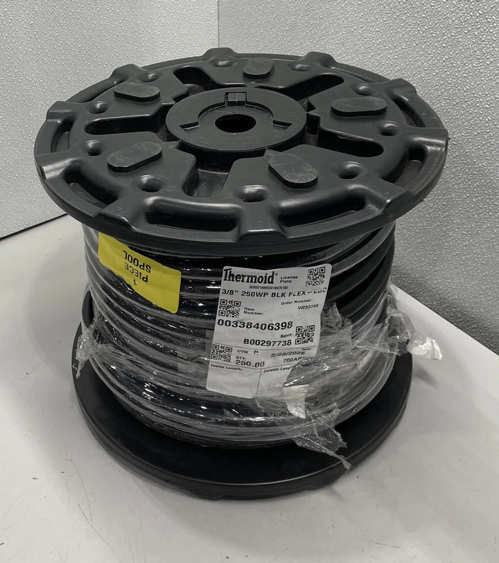 Thermoid 3/8" Black Flex Loc Push On 250 Feet 00338406398