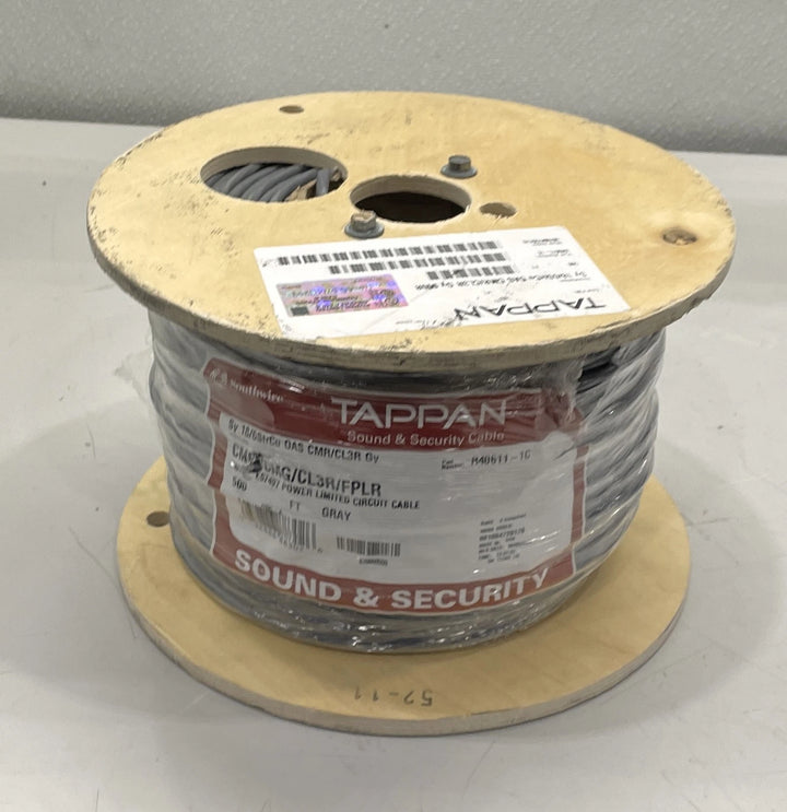 Tappan 18-7 CU 6/C OAS CMR/CMG/CL3R/FPLR PVC Wire 500ft - Gray R40611-1A