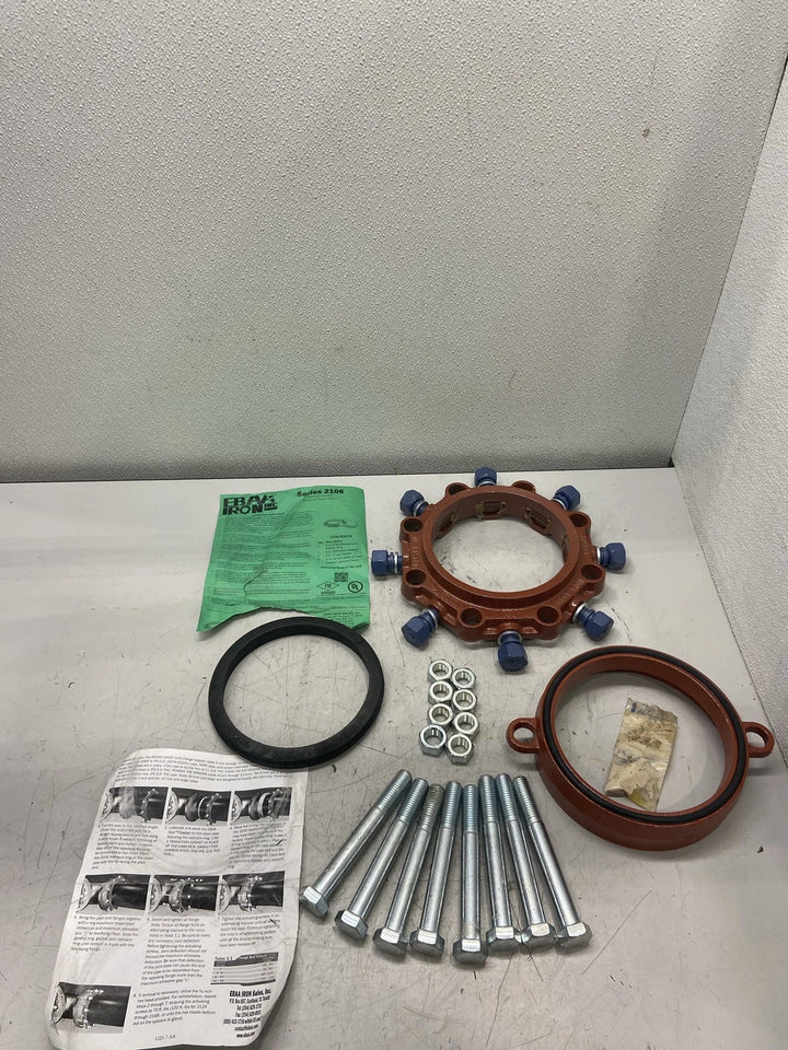 EBAA MEGAFLANGE 6" Restrained Flange Adapter Ductile Iron 2106