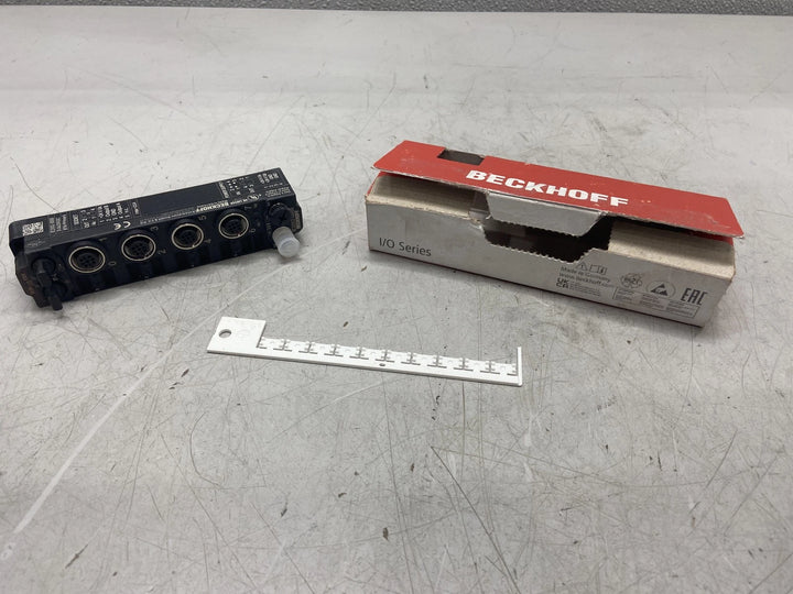 Beckhoff EtherCAT Box I/O Module 8ch M8 IP67 IE2002-0000