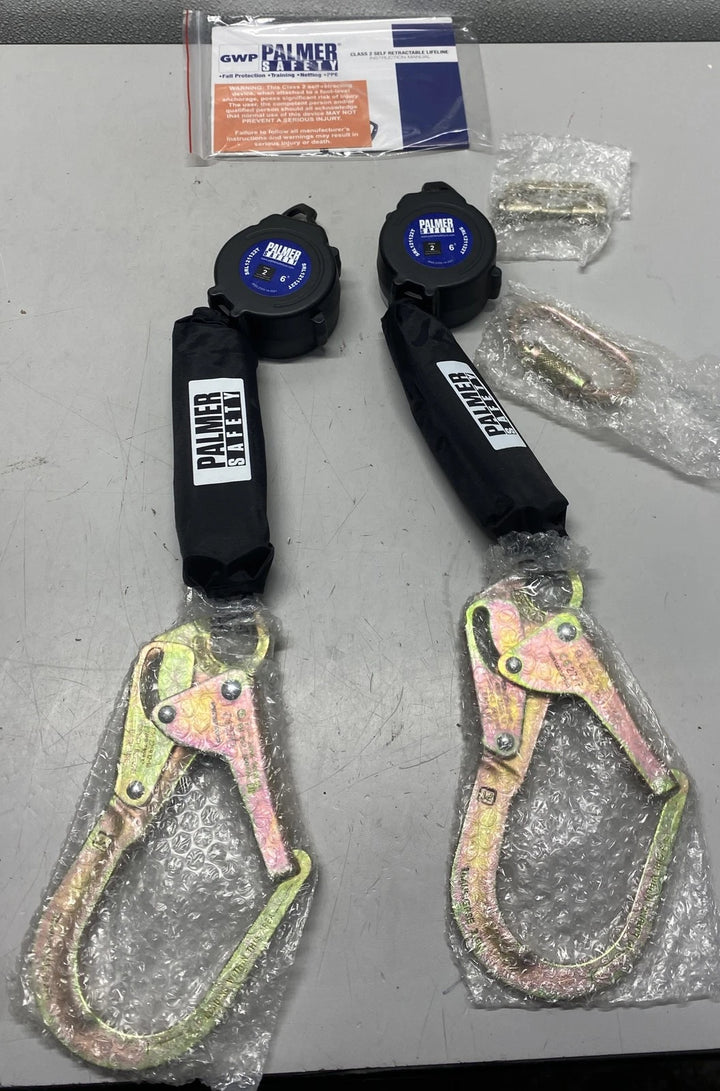 Palmer Safety Fall Protection Twin SRL 6' SRL121122T