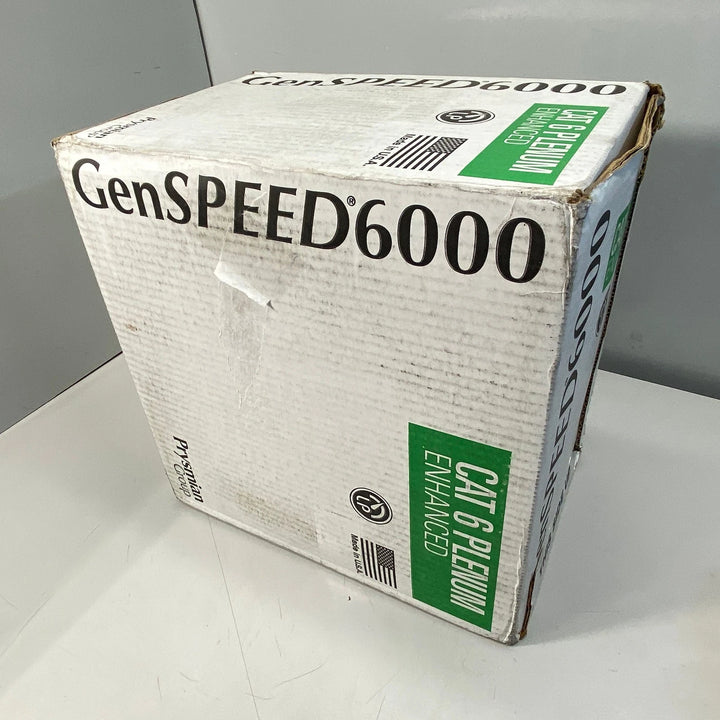 Prysmian GenSPEED6000 Plenum Cat 6 Cable - 1000ft Blue