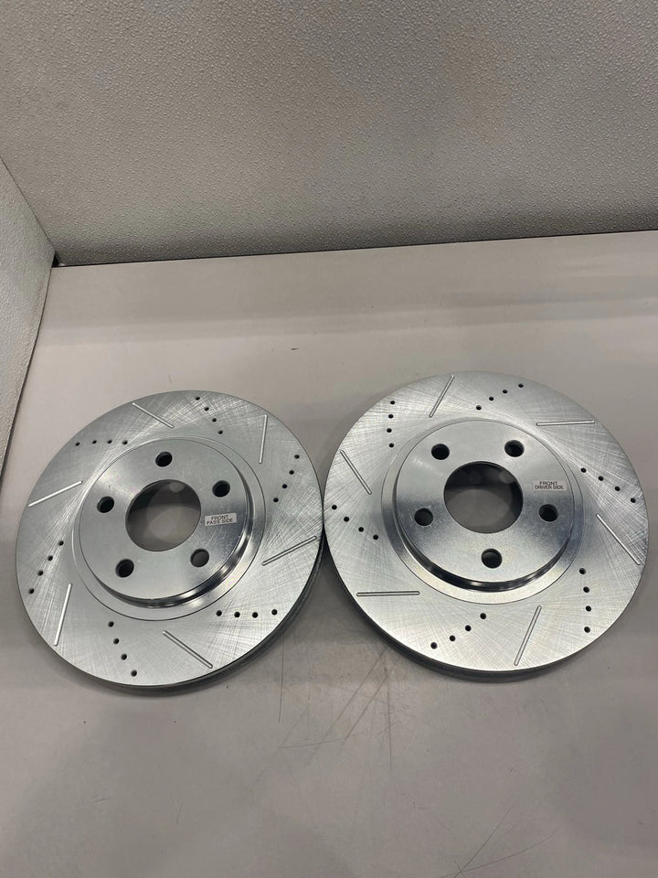 PowerStop Evolution Drilled and Slotted Rotors AR8255XL & AR8255XR