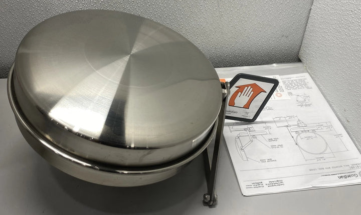 Guardian Eyewash Station Wall Mounted, Stainless Steel Bowl w/ Cover G1814BC