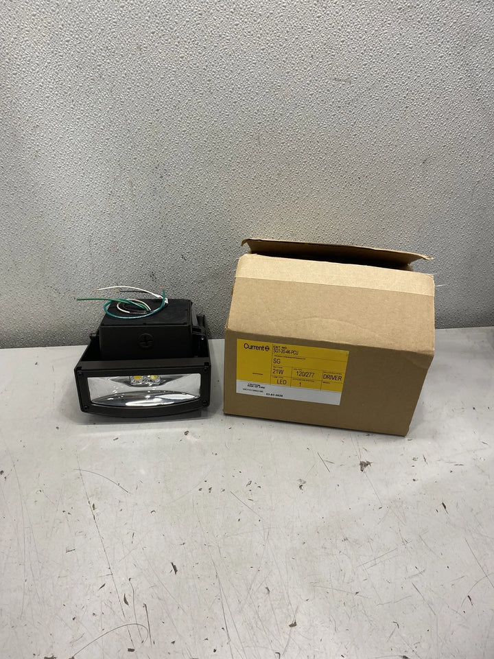 Current SG1-20-4K-PCU 21W 120/277 Volt LED Wallpack Bronze