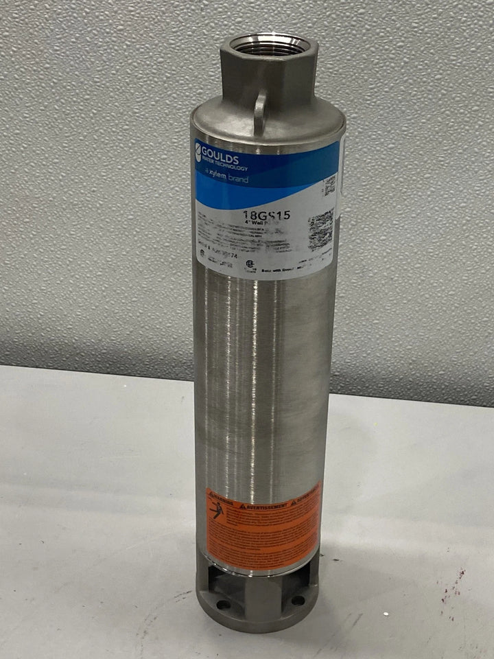 Goulds 18GS15 GS Series 4" Submersible Well Pump End Only 1.5 HP 18 GPM