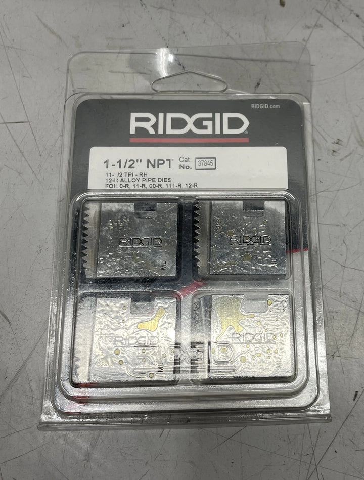 Ridgid Pipe Thread Die 1 1/2" Alloy 4 Pieces 37845