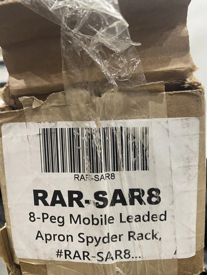 Phillips Safety 8-Peg Mobile Leaded Apron Rack RAR-SAR8