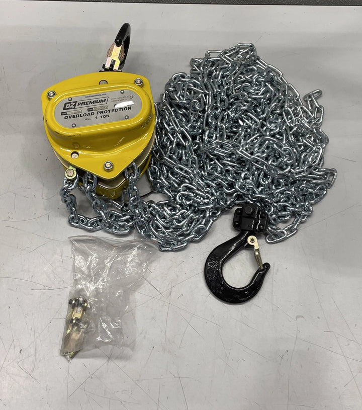 OZ Lifting Premium Hoist 1 Ton 15' OZ010-15CHOP