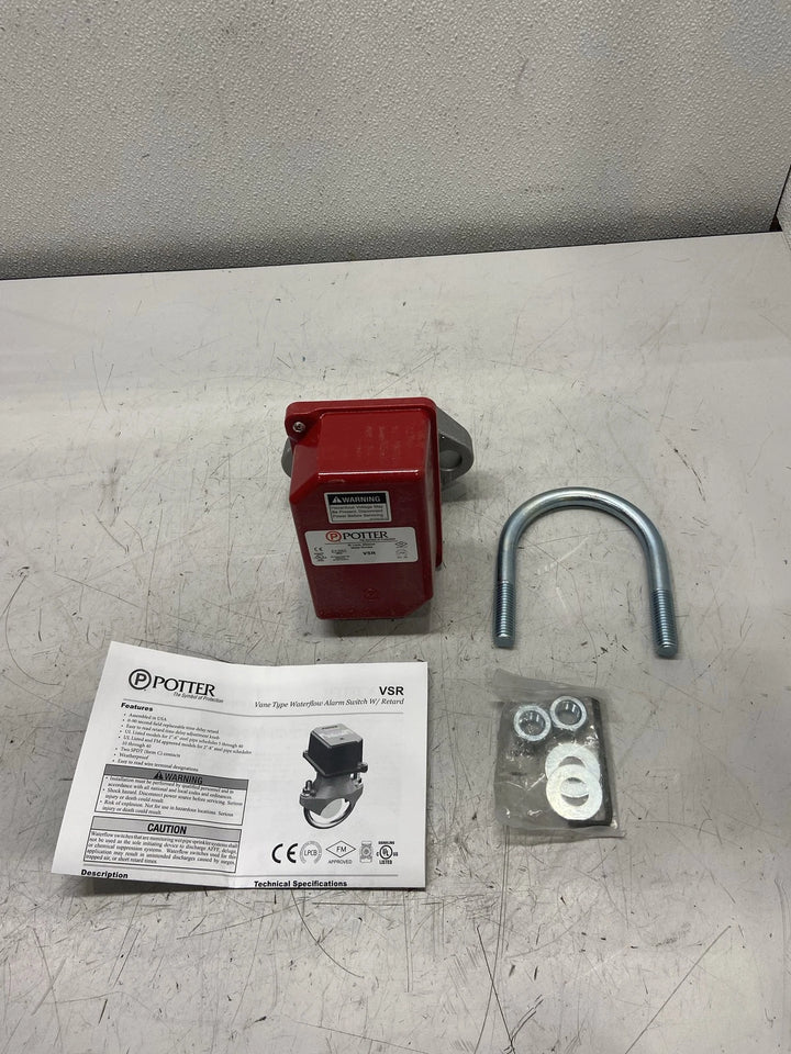 Potter Sprinkler Saddle Type Flow Switch 3" DN80mm 3.5" 88.9mm VSR-3