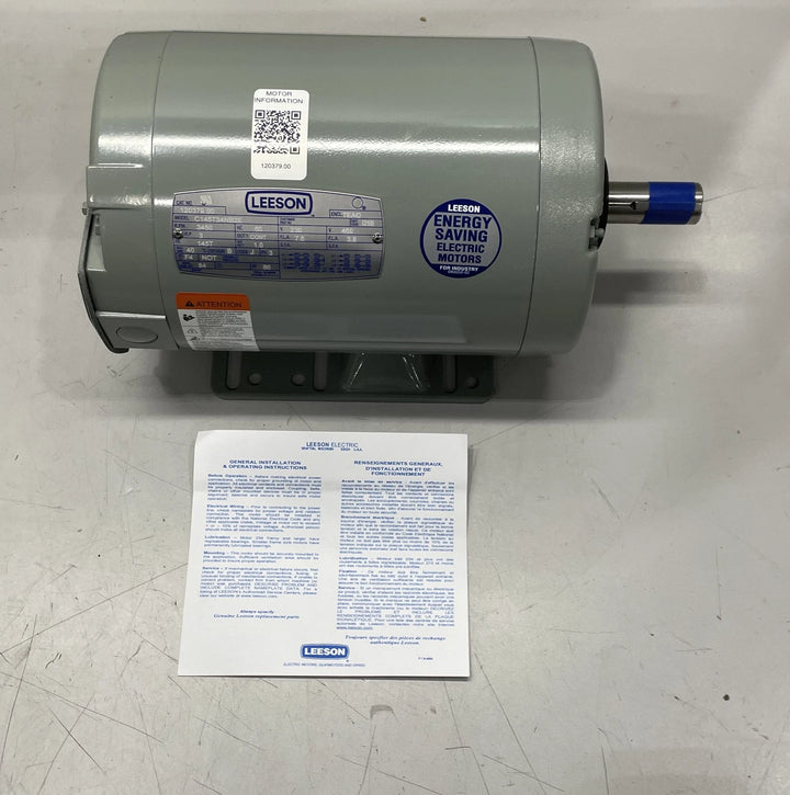 Leeson Aeration Fan Motor 3HP -120379.00