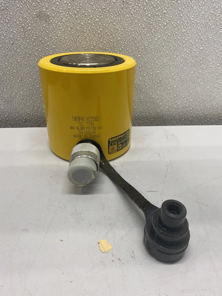 Enerpac 50 Ton Capacity 2.38-inch Stroke, Low Height Hydraulic Cylinder (RCS502)
