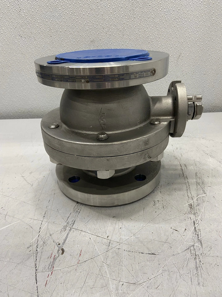 Milwaukee Valve Stainless Steel 3" Ball Valve Class 150 F201SSN2