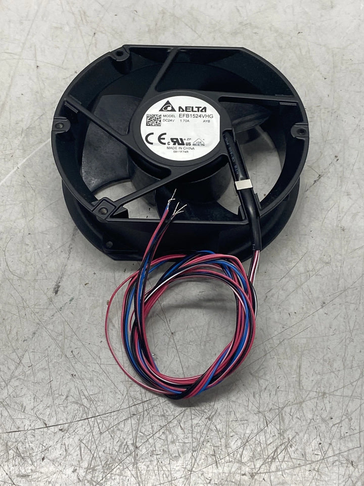 Lot of 5 Delta Brushless Industrial Cooling Fan 24V 1.7A 150mm EFB1524VHG