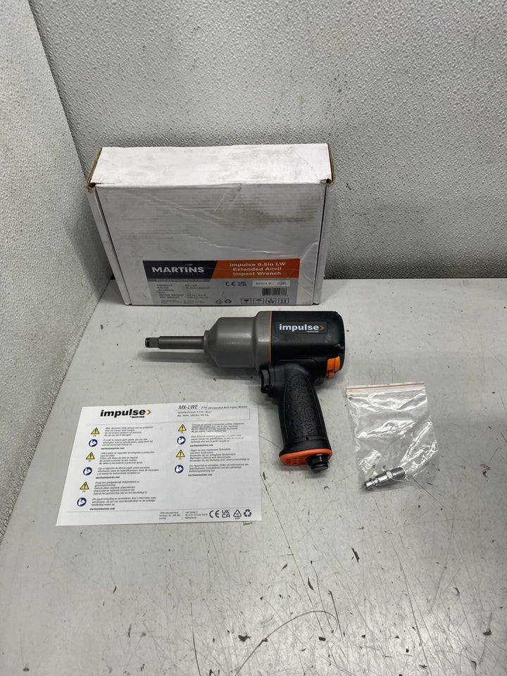 Martins Impulse 1/2" Extended Impact Wrench Pneumatic MX-LWE