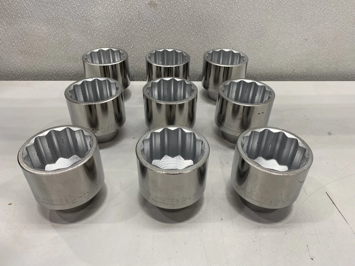 Lot of 9 Proto 2-5/8" USA Professional Socket 1" Drive (5784)