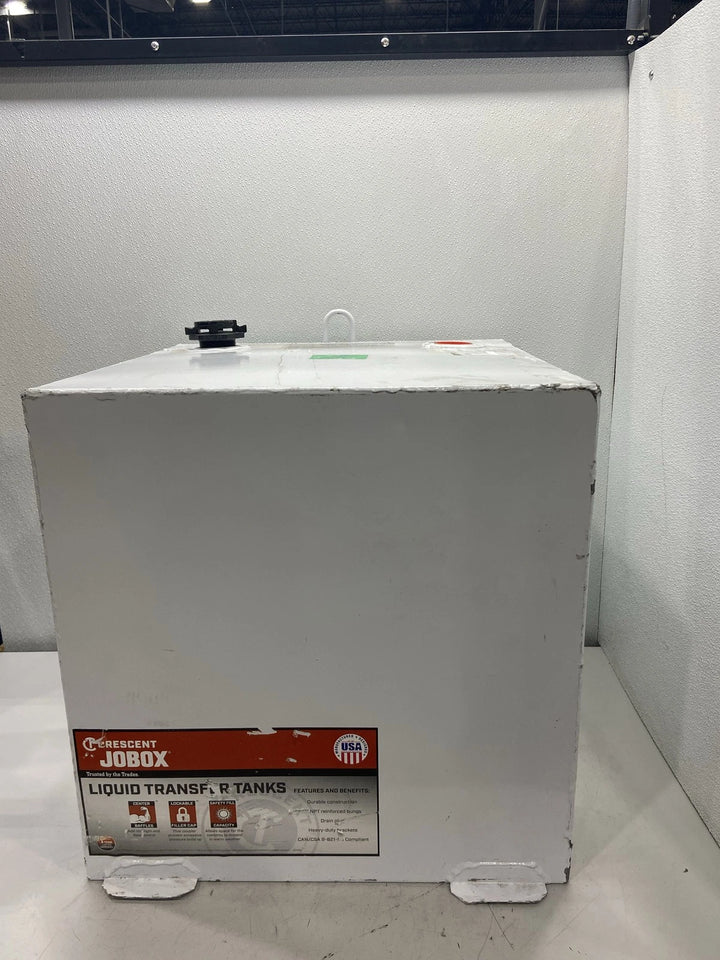 Crescent Jobox 50 Gallon Square Steel Transfer Tank White 485000