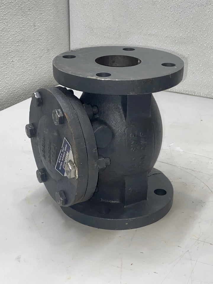 NIBCO F-918-B 2-1/2" Cast Iron Flanged Swing Check Valve 125/200 PSI