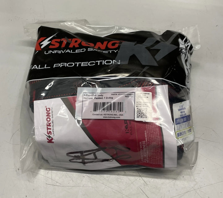 Kstrong Kapture Fall Protection 5-Point Full Body Safety Harness UFH15201GQ