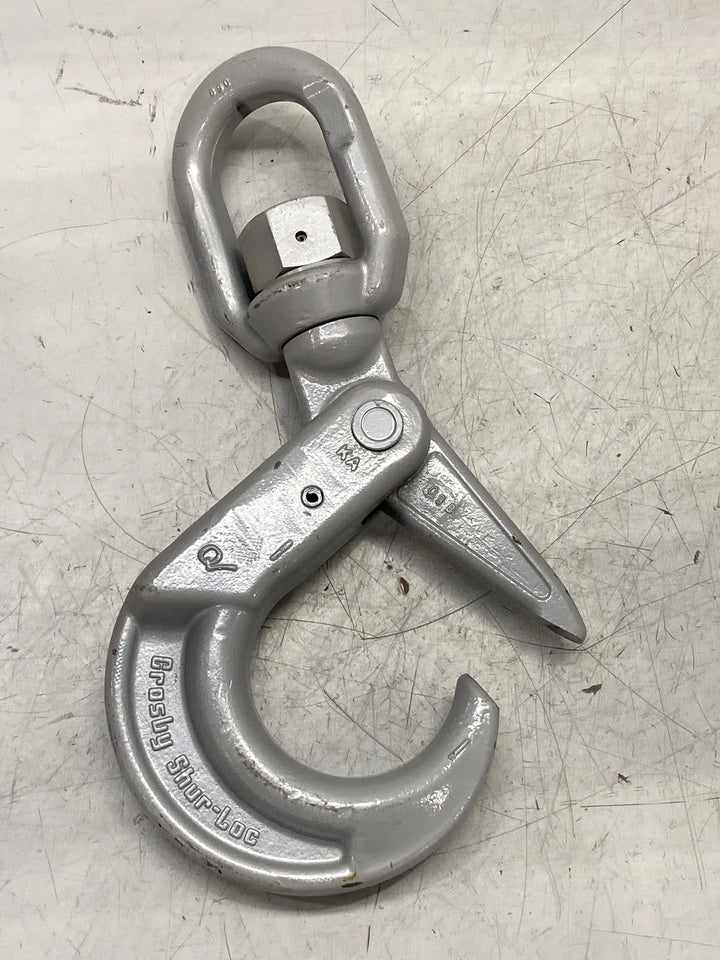 Crosby 3/4" Shur-Loc Swivel Hook S-1326 Grade 100 17.65 Ton WLL 1004349