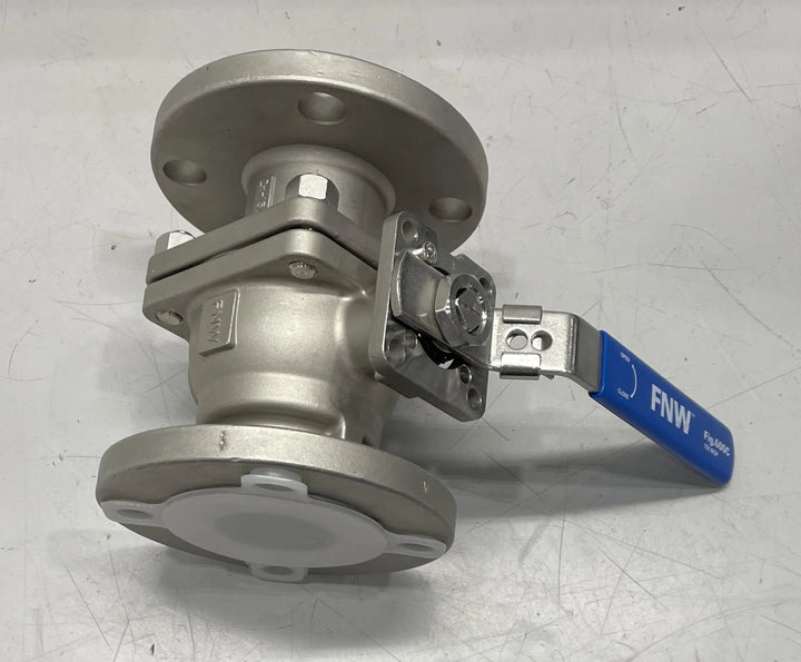 Figure FNW600CFK 600C 2" Stainless Steel Full Port Flanged 150# Ball Valve