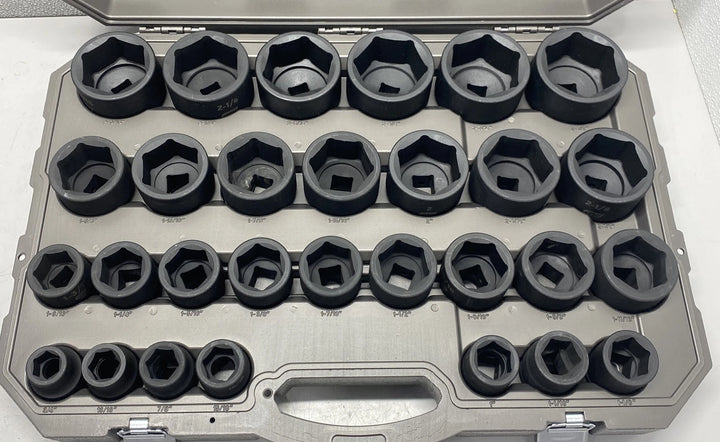 GEARWRENCH 3/4" Drive 6-Point Deep SAE Impact Socket Set (29-Piece) 84035