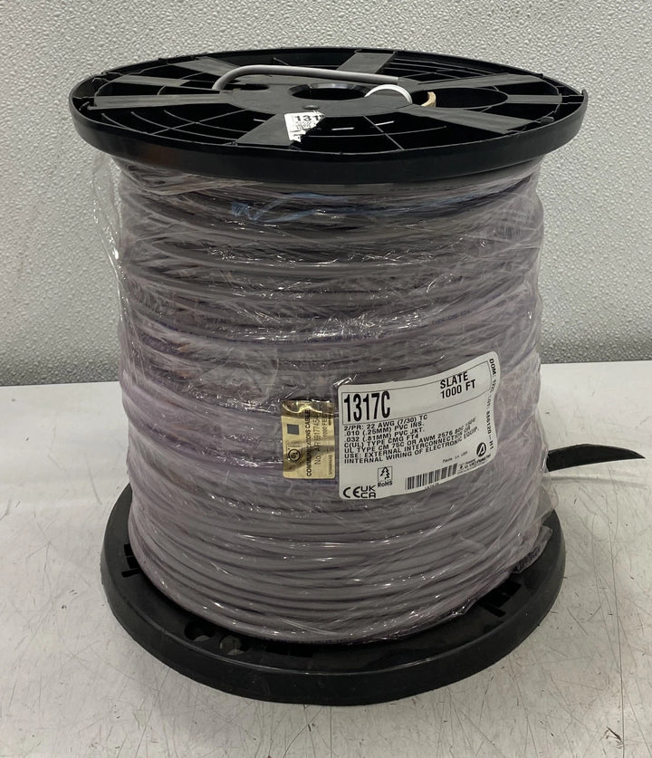 Alpha Wire Multi-Conductor Cables 22 AWG, Unshielded, 1000 ft 1317C SL001