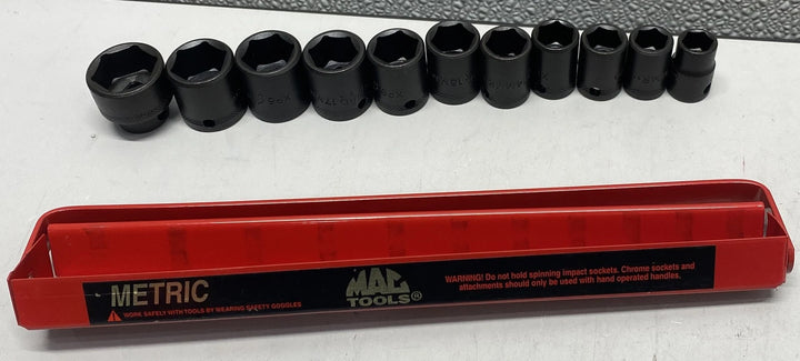 *PREOWNED* MAC Tools 3/8" Drive Impact Socket Set SXPM116TR