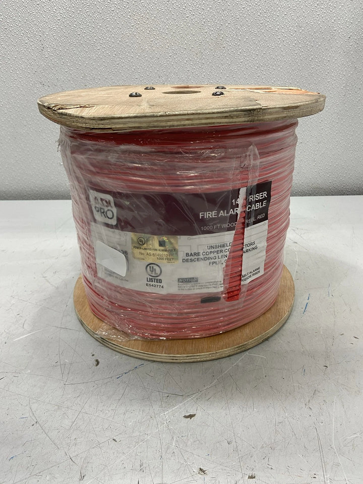 Adi Pro 14/2 Red Fire Alarm Cable 1000' RN-2002106