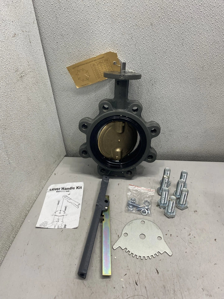 Milwaukee Valve Ultra Pure CL223E D 5 Butterfly Valve 5"