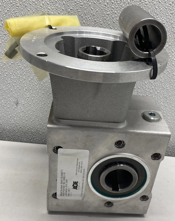 AGE Cone Drive Speed Reducer 30:1 Ratio 1.7500 in Center Distance B041130.WAFT1