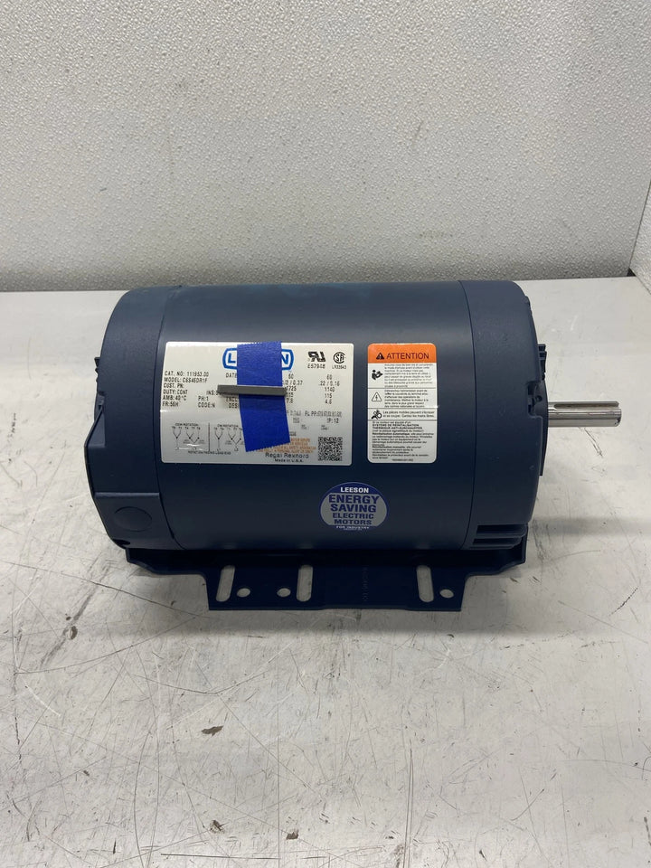 Leeson .5 HP 1725 RPM Single Phase 115V 60Hz Agricutural Motor 111953.00
