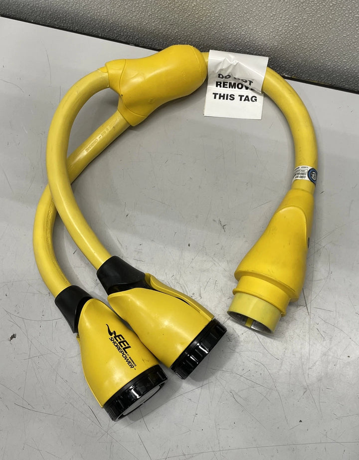Marinco Y Shore Power Adapter 2 50 A Boat to 50A Dock Y504-2-503