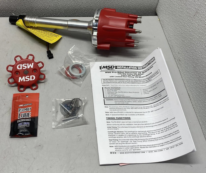 MSD Distributor Fits Chevy V8 With Slip Collar Distributor 85561